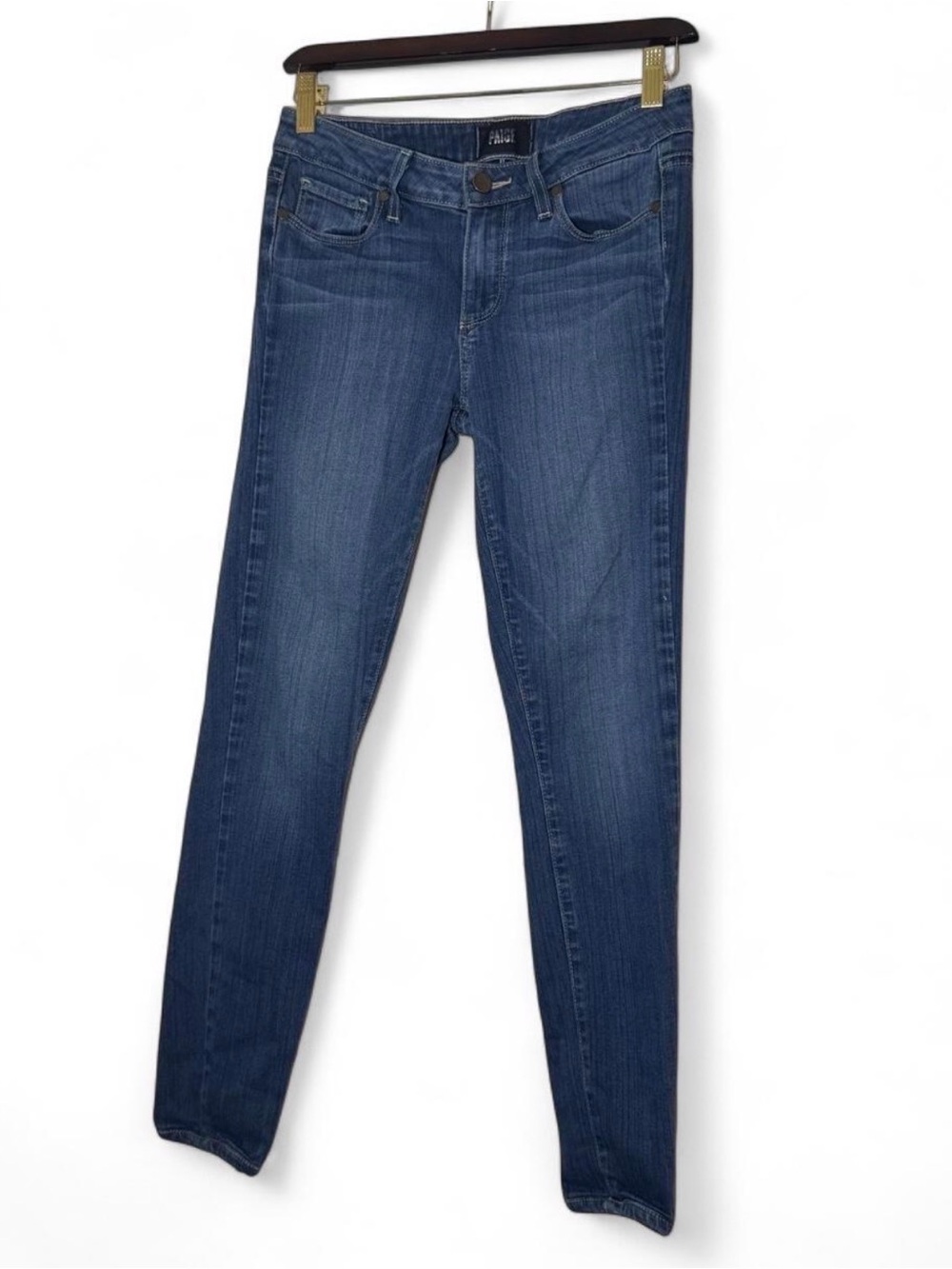 PAIGE Blue Skinny Jeans - Classic Indigo Wash